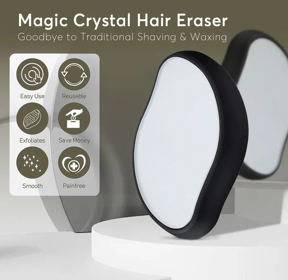 Reusable Nano Crystal Hair Remover – Painless Exfoliating Epilator for Smooth Skin